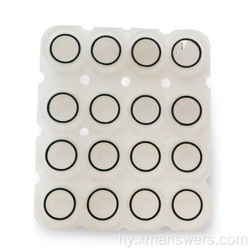 Silicone Rubber LED Music Button Pad